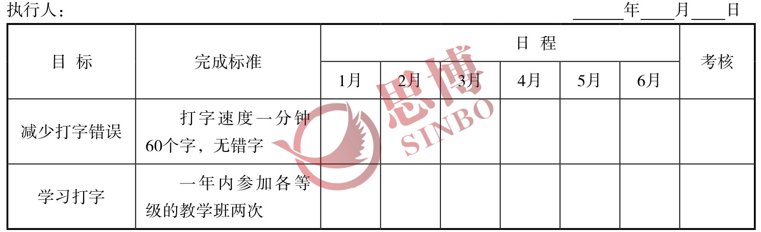 目标卡