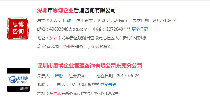 深圳思博企业咨询管理有限公司